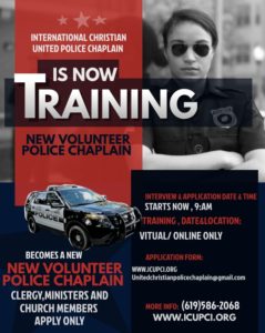 Read more about the article POLICE CHAPLAIN TRAINING